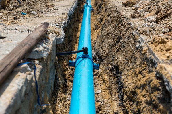 Water Main Installation in Galveston