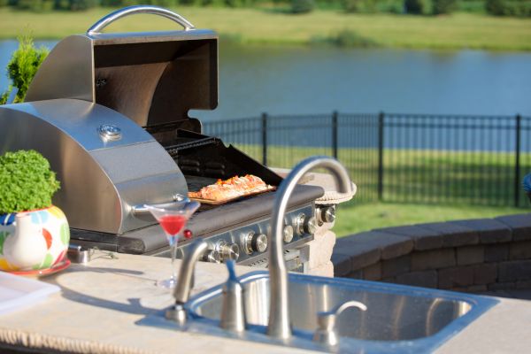 Outdoor Kitchen Plumbing in Galveston