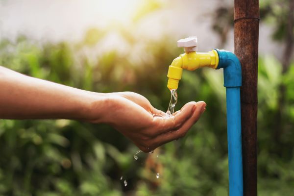 Outdoor Water Tap Installation in Galveston